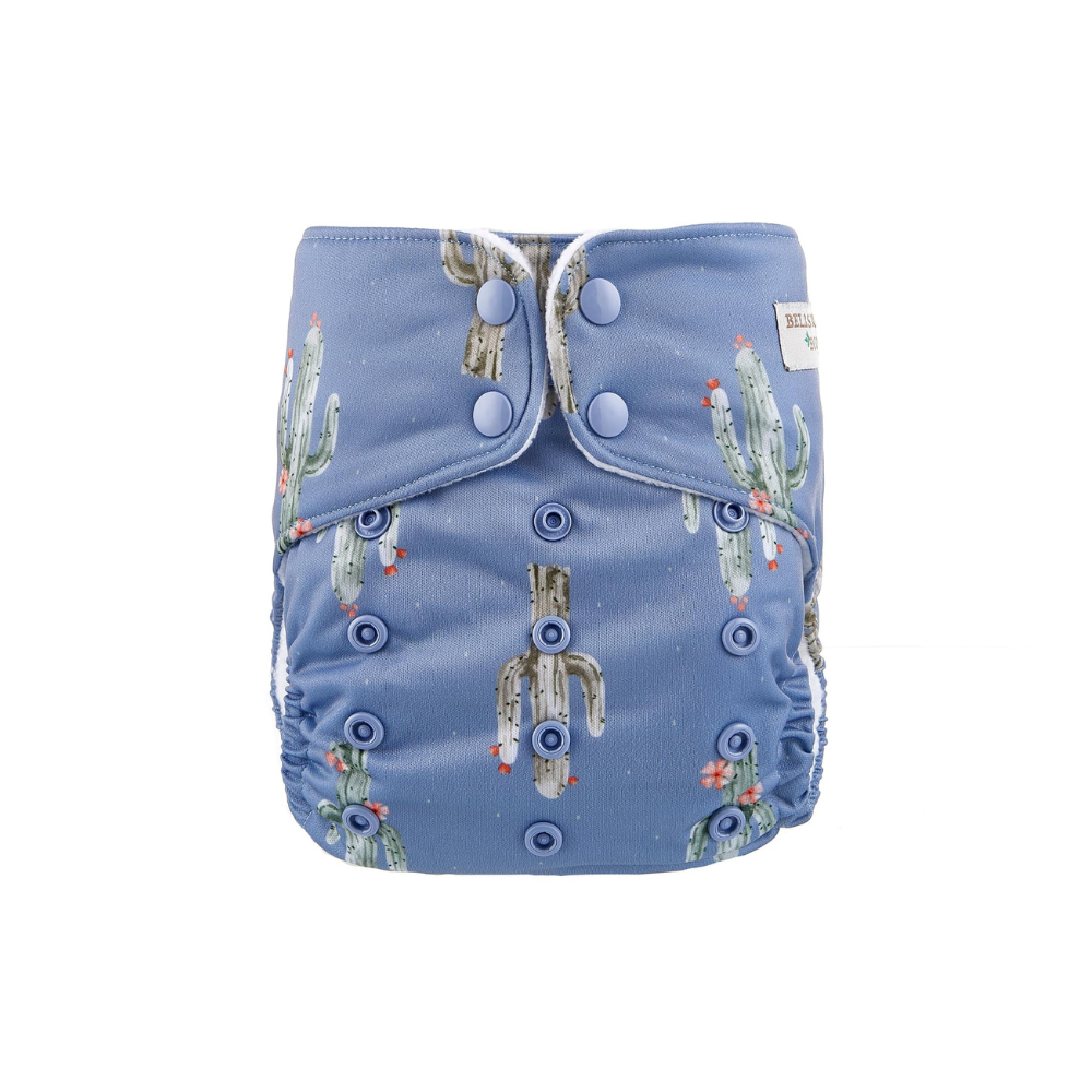 Bells Bumz BTP Pocket Nappy Cactus Reusable Cloth Nappies UK